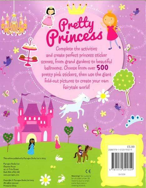 Pretty Princess Sticker Activities