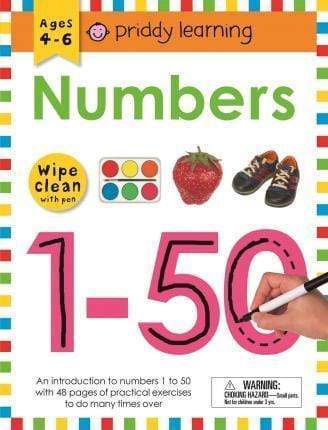 Priddy Learning: Numbers 1-50 ( Ages 3 - 5 )