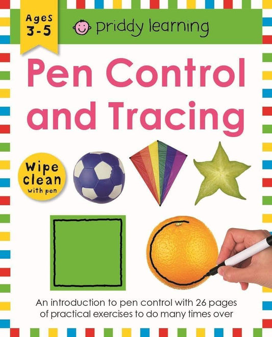 PRIDDY LEARNING PEN CONTROL 3-5 WIPE CLEAN WITH PEN
