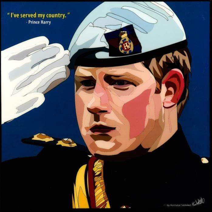 PRINCE HARRY POP ART (10X10)