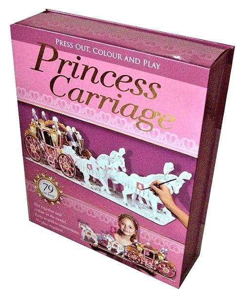 Princess Carriage: Press Out, Color, and Play
