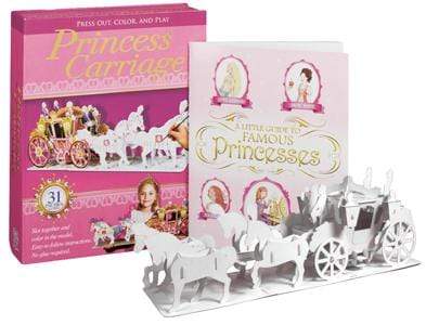 Princess Carriage: Press Out, Color, and Play