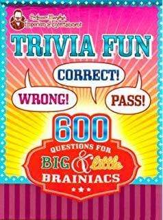 Professor Murphy's Game Cards: Trivia Fun: 600 Questions for Big & Little Brainiacs