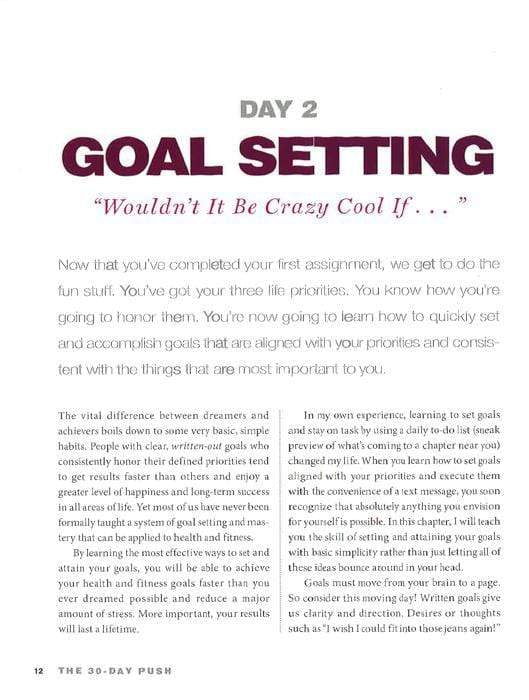 Push: 30 Days To Turbocharged Habits, A Bangin' Body, And The Life You Deserve!