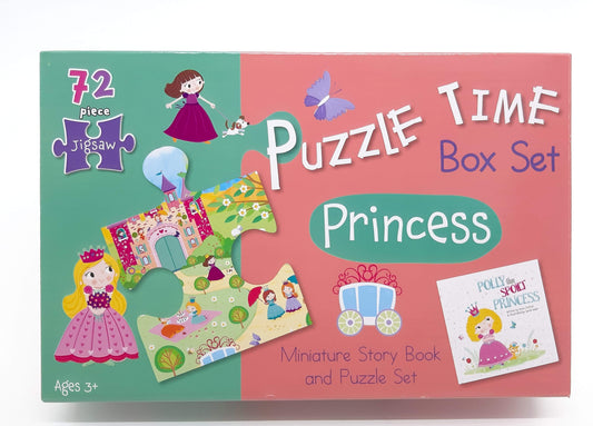 PUZZLE TIME BOX SET - PRINCESS