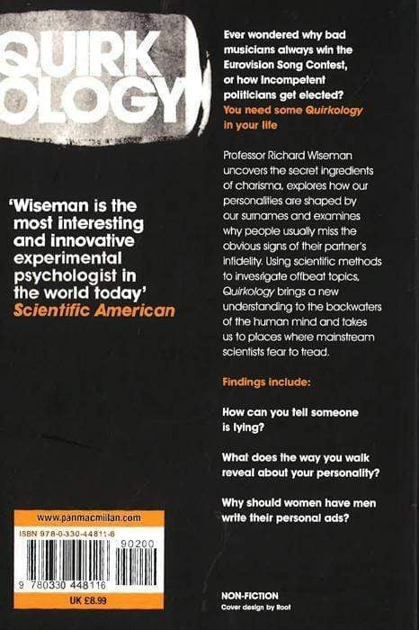 Quirkology: The Curious Science Of Everyday Lives