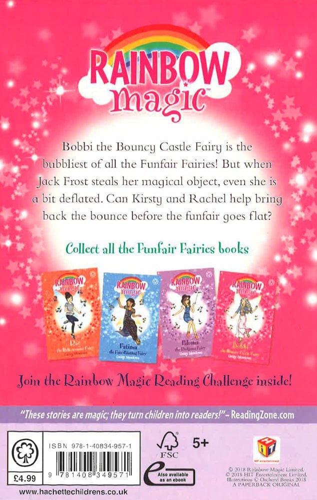 Rainbow Magic: Bobbi The Bouncy Castle Fairy: The Funfair Fairies Book 4