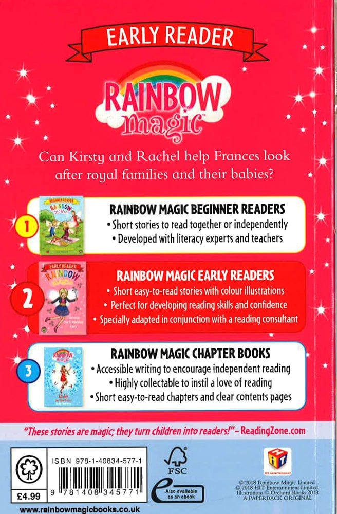 Rainbow Magic Early Reader: Frances The Royal Family Fairy