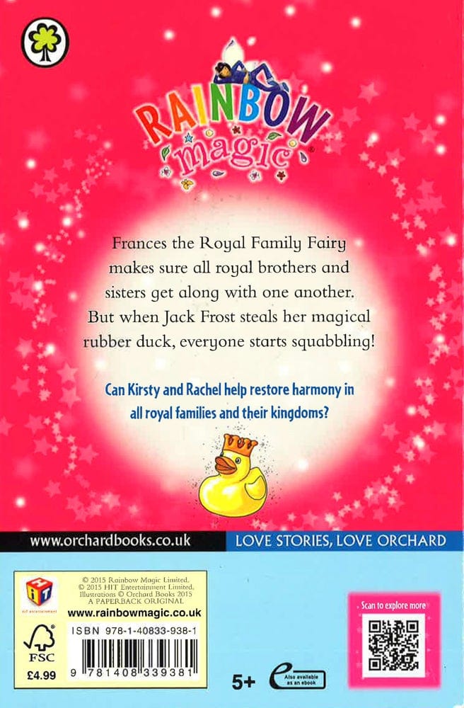 Rainbow Magic: Frances The Royal Family Fairy: Special