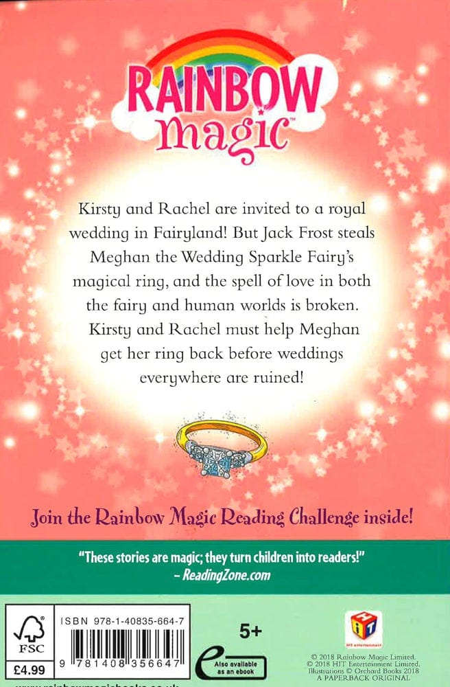 Rainbow Magic: Meghan The Wedding Sparkle Fairy