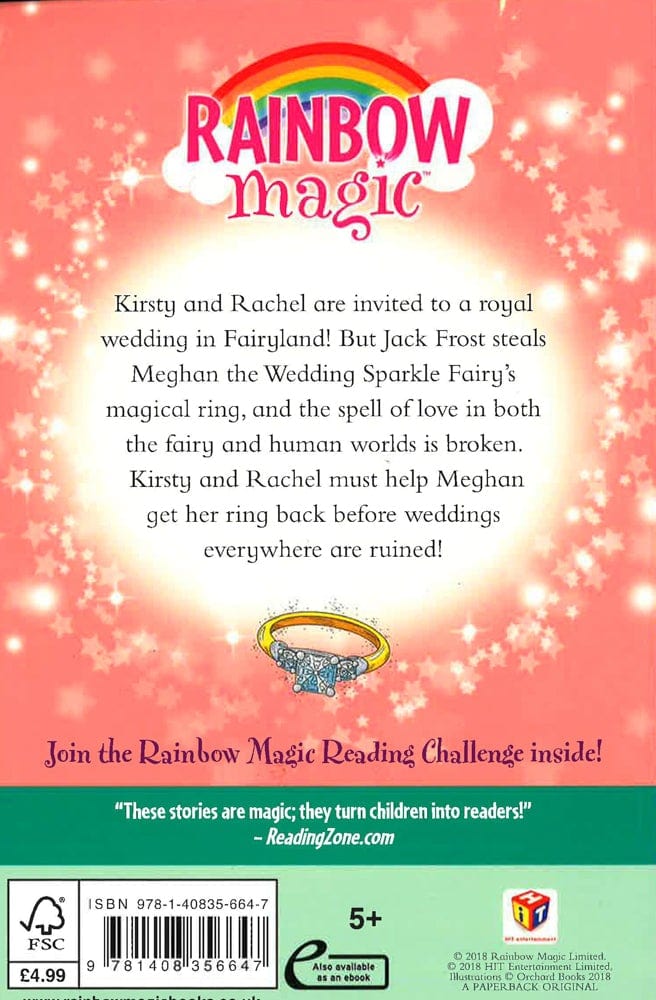 Rainbow Magic: Meghan The Wedding Sparkle Fairy