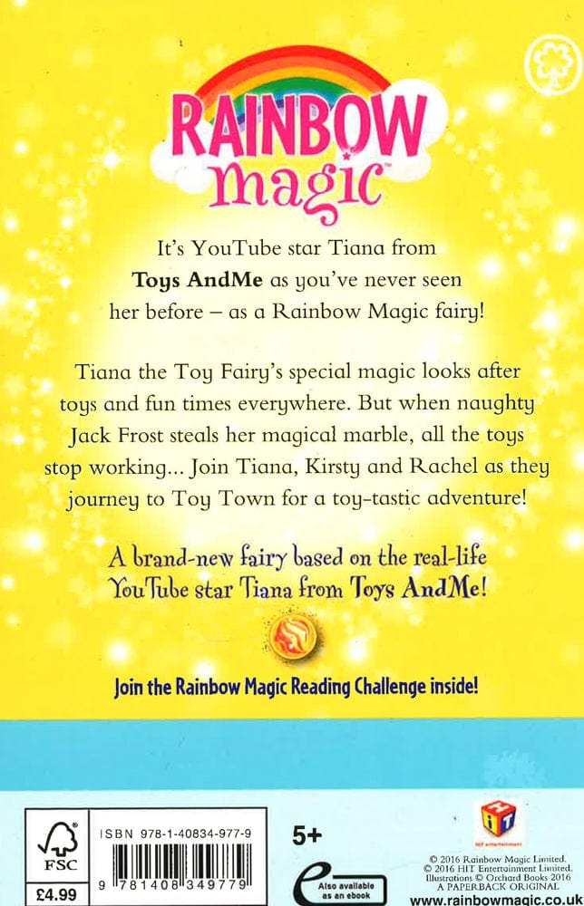 Rainbow Magic: Tiana The Toy Fairy: Toys Andme Special Edition
