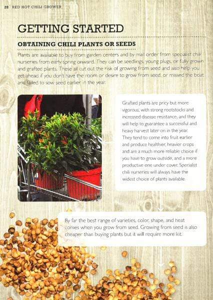 Red Hot Chilli Grower: The Complete Guide To Planting, Picking And Preserving Chillies (Hb)