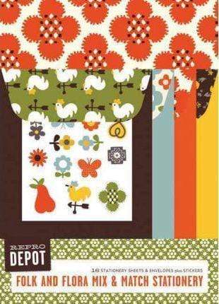 Reprodepot Folk and Flora Mix & Match Stationery