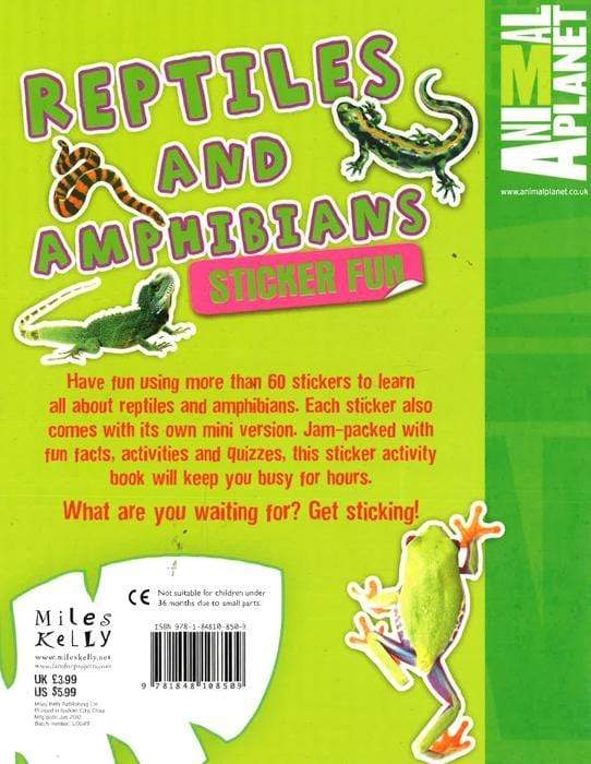 Reptiles And Amphibians Sticker Fun