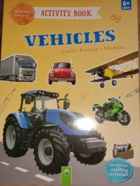 S Creative: Vehicles Activity Book