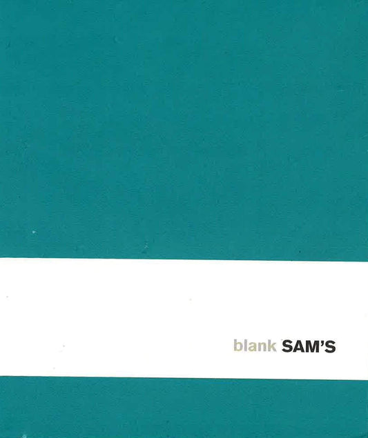 Sam's 15X18 Blank Turquoise Notebook