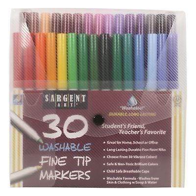 Sargent Art - 30 Washable Fine Tip Markers