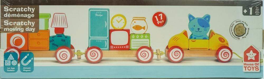 Scratchy Demenage Moving Day Train Set