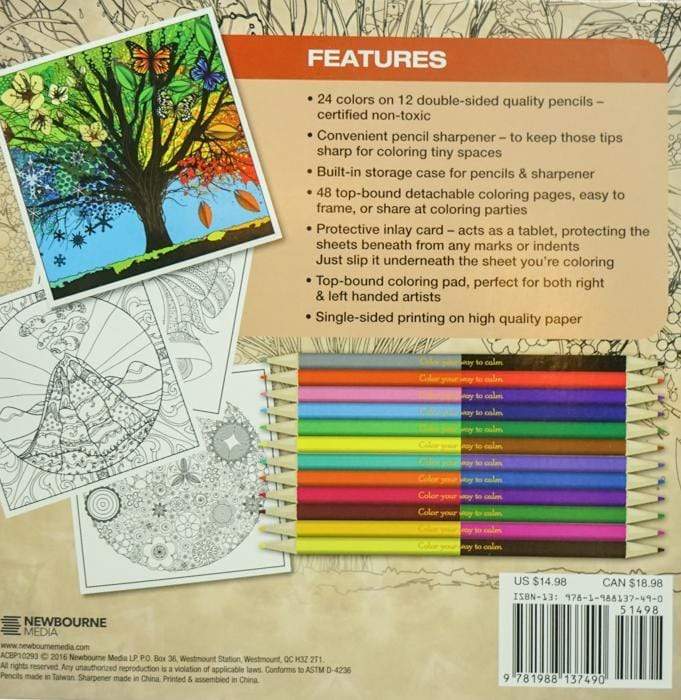 Seasons Adult Coloring Bo