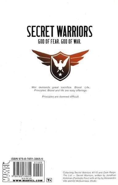 Secret Warriors Tp Vol 02 God Of Fear God Of War (Apr100678)
