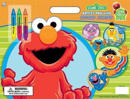 Sesame Street - Artist Pad with Crayons & Stickers