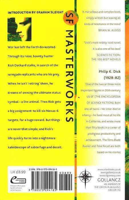 Sf Masterworks: Do Androids Dream Of Electric Sheep?