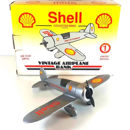 SHELL COLLECTOR SERIES- VINTAGE AIRPLANE BANK