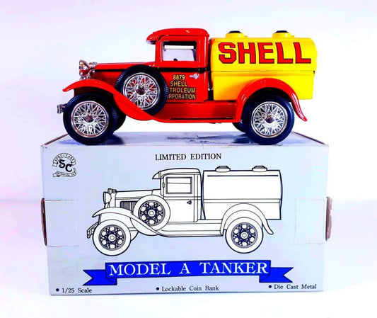 Shell Ford Model A Tanker Truck - Vintage Die-Cast