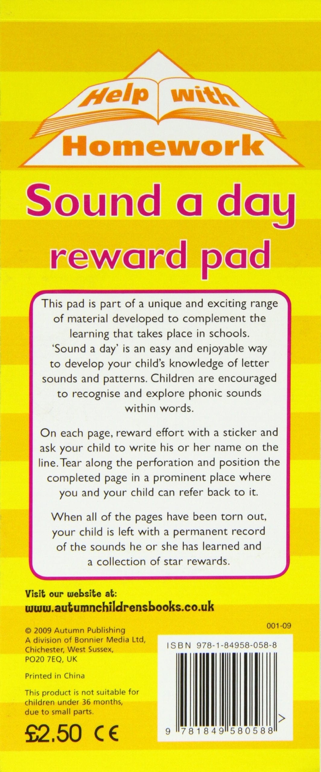 Sound A Day Reward Pad 5+