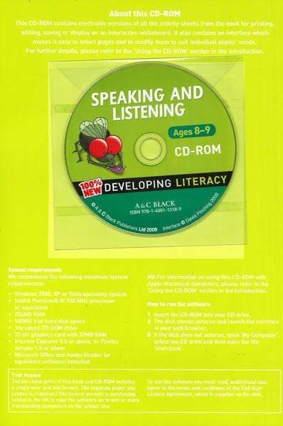 Speaking and Listening: Ages 8-9