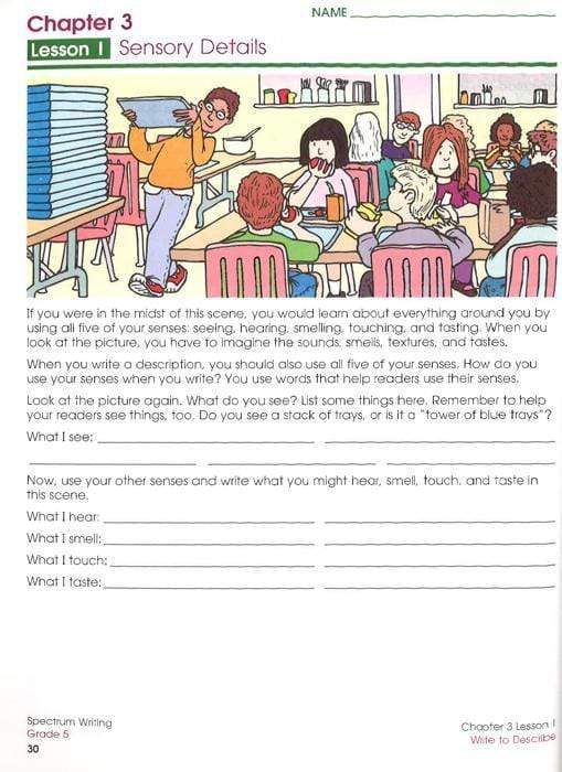 Spectrum Writing Grade 5 BookXcess Spectrum writing grade 5 bookxcess