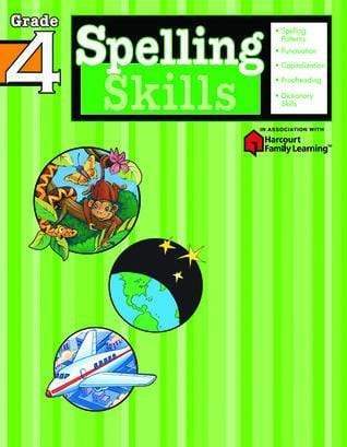 Spelling Skills: Grade 4 (Flash Kids Harcourt Family Learning)