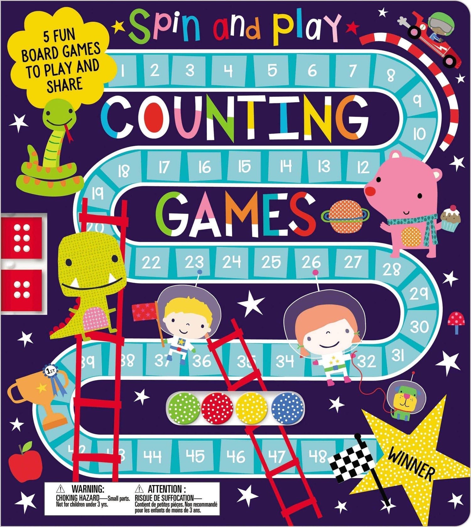 Spin And Play Counting Games