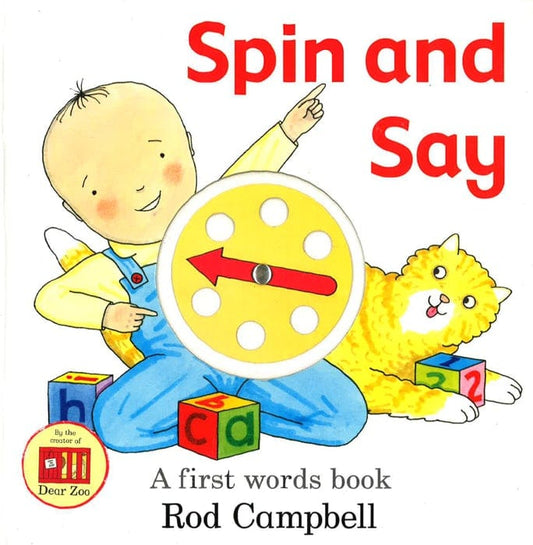 Spin And Say: A First Words Book