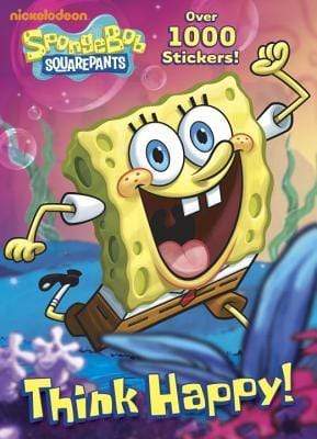 Spongebob Squarepats: Think Happy Sticker Colouring Book!