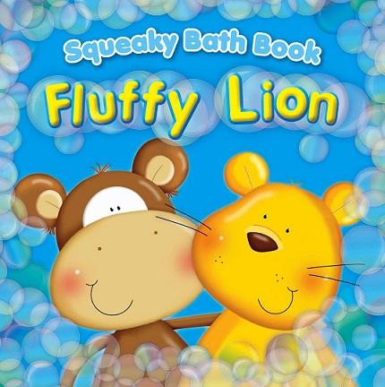 Squeaky Bath Book: Fluffy Lion