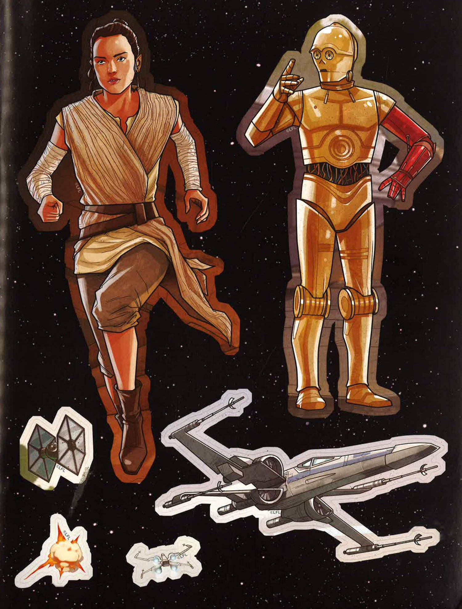 Star Wars: Chaos at the Castle Sticker Storybook