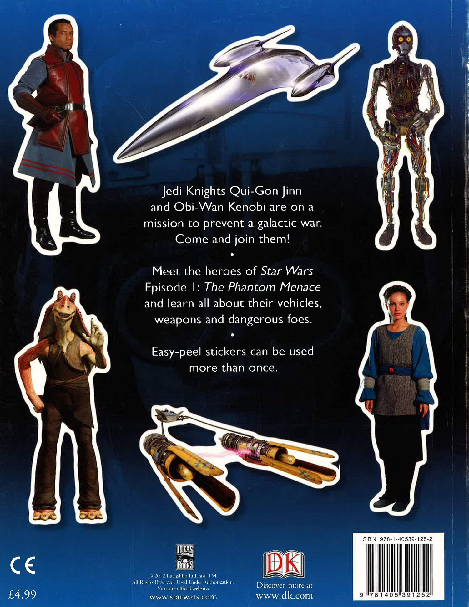 STAR WARS: PHANTOM MENACE-  DEFENDERS OF THE GALAXY STICKER BOOK