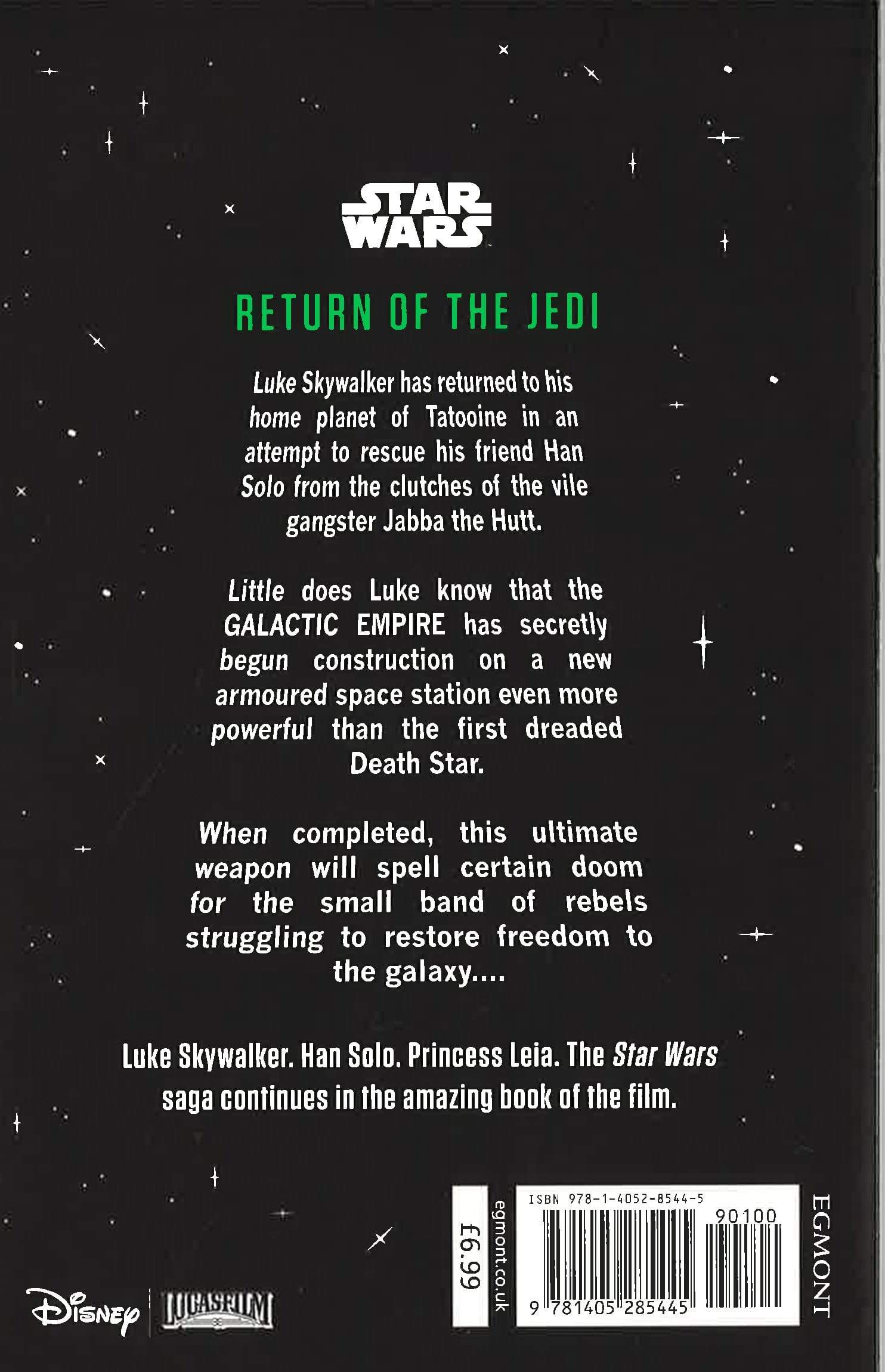 Star Wars: Return Of The Jedi Junior Novel