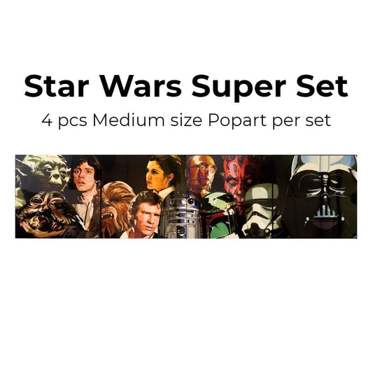 Star Wars Superset_ Pop Art 4Pc/Set (20'X20')