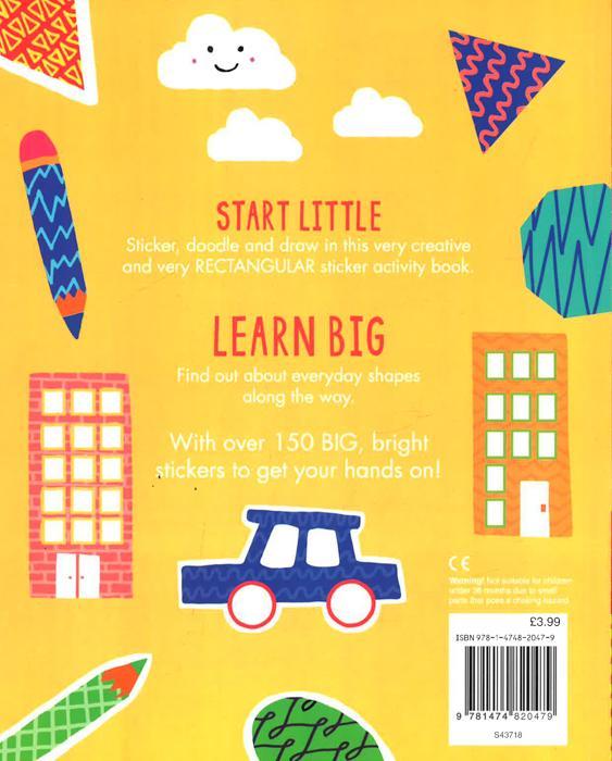 Start Little Learn Big: Circles, Squares, Stars - Over 150 First Shapes Stickers
