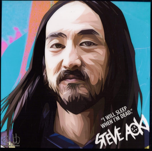 STEVE AOKI (NEW DESIGN),(10X10) POP ART