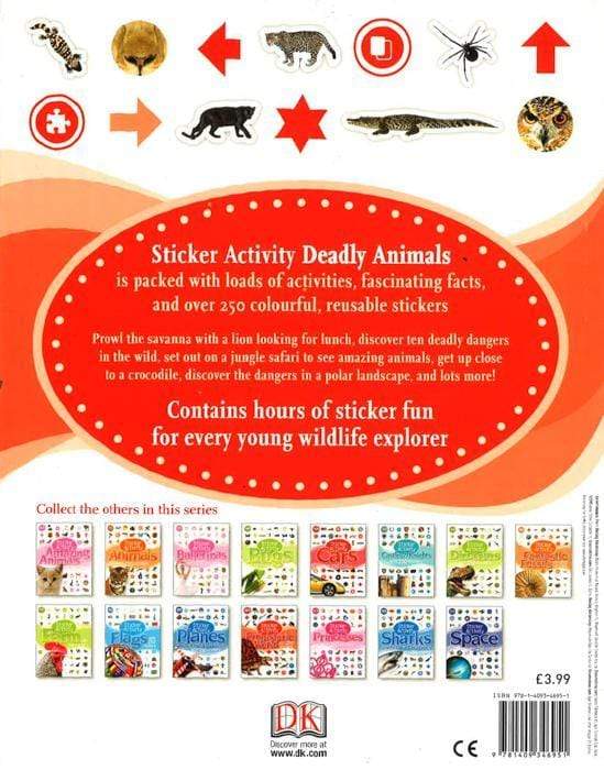 Sticker Activity Deadly Animals