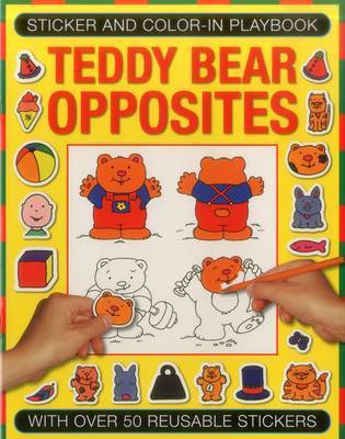Sticker & Color In Playbook Teddy Bear