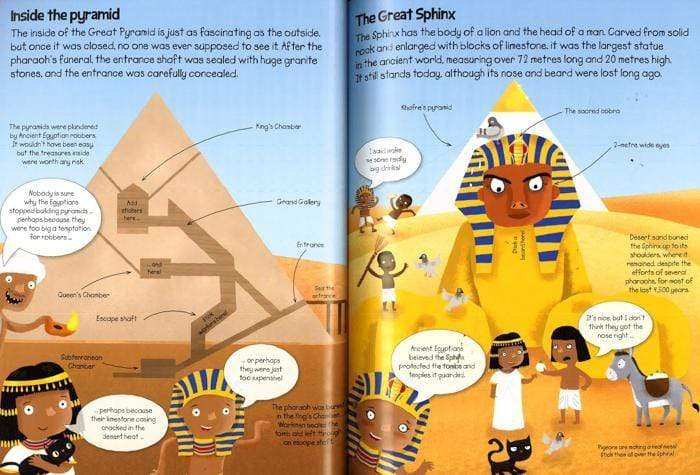 Sticker History: Ancient Egyptians Sticker Book