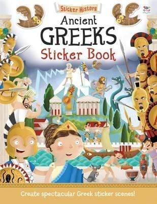 Sticker History: Ancient Greeks Stickers Book