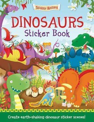 Sticker History: Dinosaurs Sticker Book