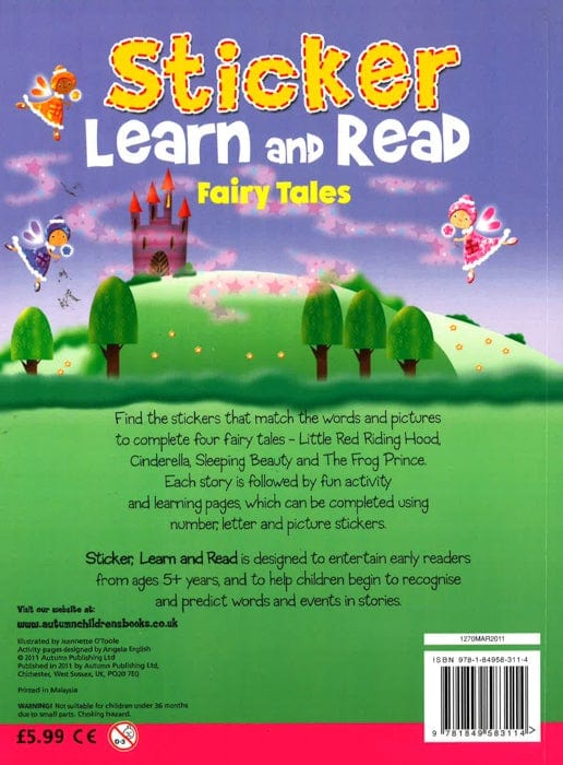 Sticker, Learn And Read: Fairy Tales