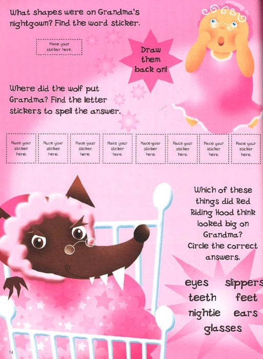 Sticker, Learn And Read: Fairy Tales